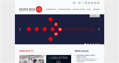 Desktop Screenshot of newsbox.fr