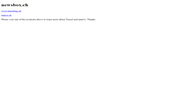 Desktop Screenshot of newsbox.ch
